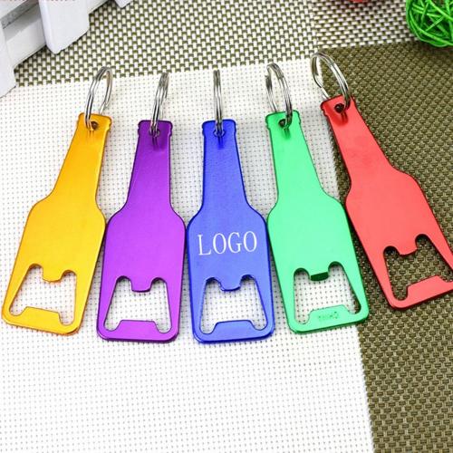 Bottle Style Opener Keychain