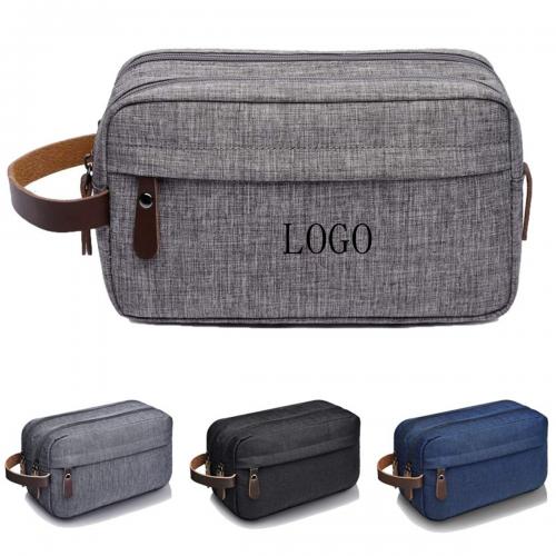 Polyester Waterproof Cosmetic Toiletry Bag