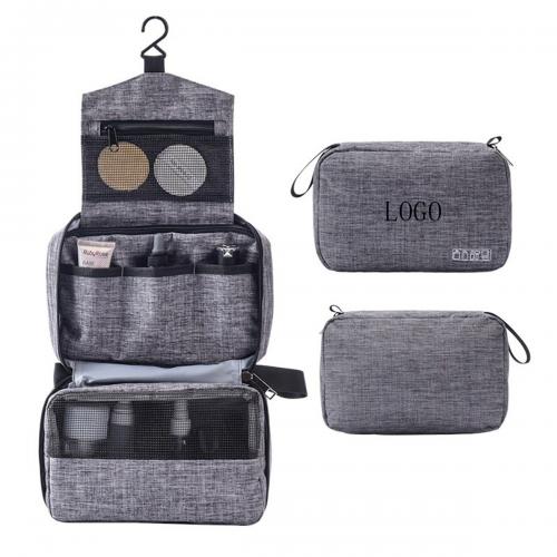 Heathered Hanging Toiletry Bag
