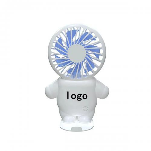2-In-1 Rechargeable Handheld Fan W/Phone Stand