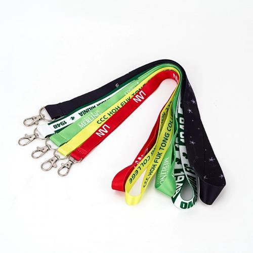 Polyester Lanyard custom printed ID badge Holder