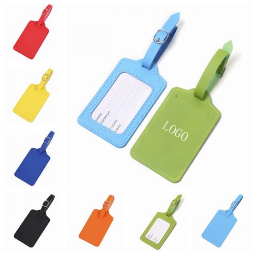 PU Leather Luggage Tag