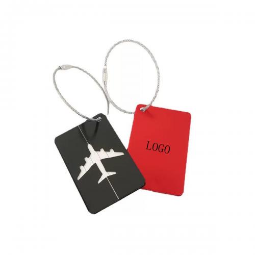 Luggage Tags Card Holders with Stainless Steel Loops