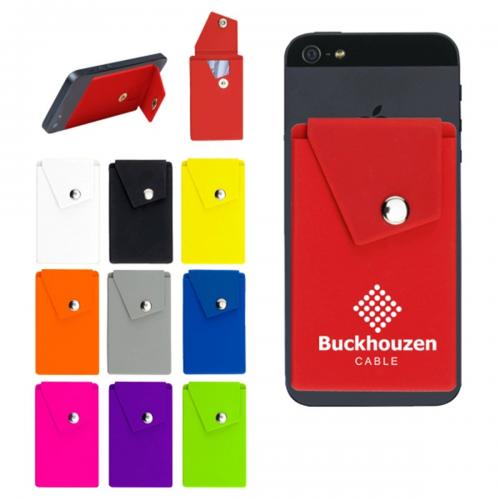Silicone Snap Phone Wallet