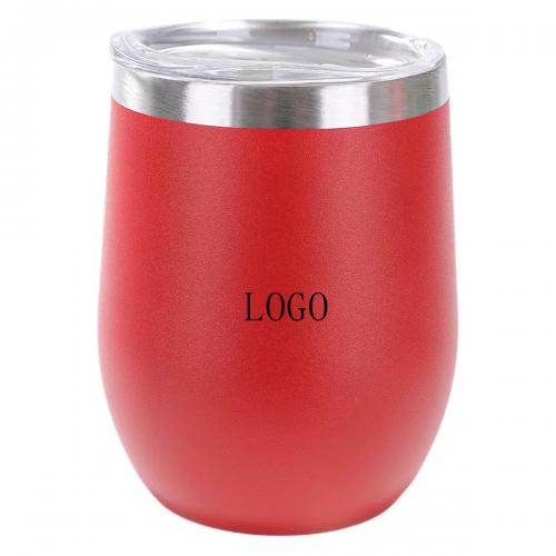 12 Oz Stainless Steel Tumbler, Wine Goblet, Travel Mug