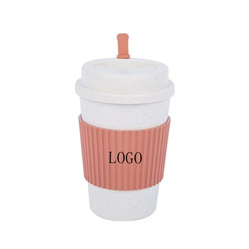Portable Wheat Straw Coffee Cup-Ocean