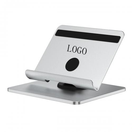 360 Rotation Foldable Square Base Aluminum Alloy Desktop Phone Stand Laptop Stand