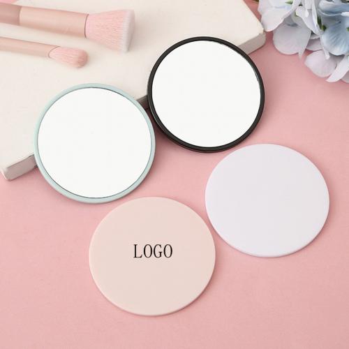 Circle Celluloid Pocket Mirror Button