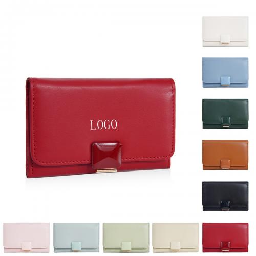 Simple Women Short Zipper Purse