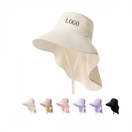 Large Brim Fisherman Hat With Shawl