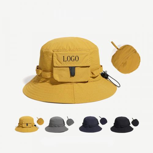 Quick Dry Waterproof Pocket Bucket Hat