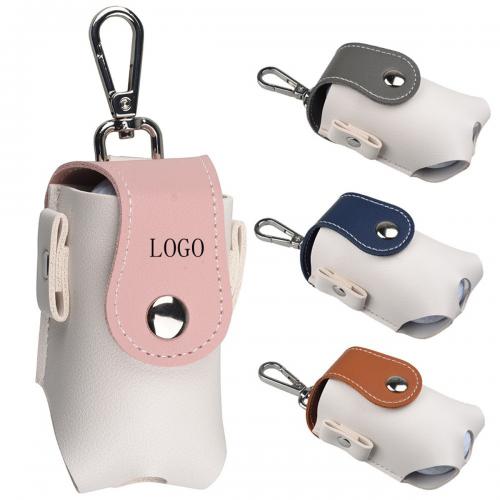 PU Leather Golf Ball Waist Bag