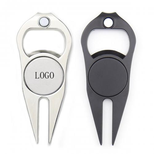 Golf Divot Tool With Ball Maker And Bottle Opner