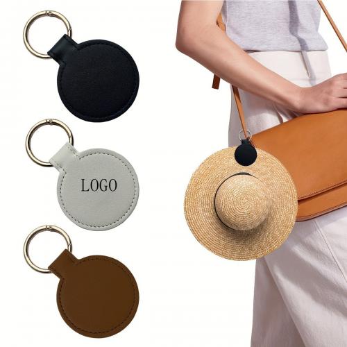 Custom PU Leather Magnetic Cap Clip