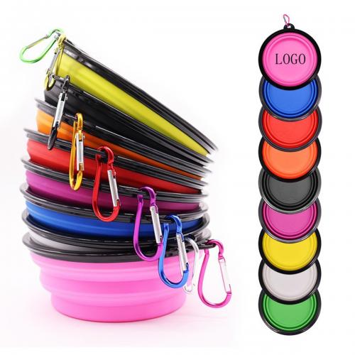 Collapsible Pet Bowl with Carabiner