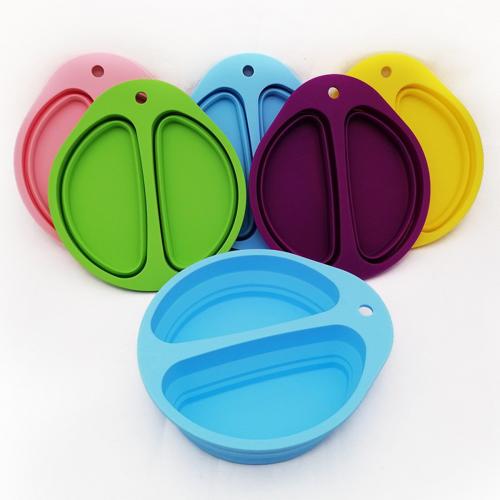 Production Stretchable Dual Pet Bowl Food Tray