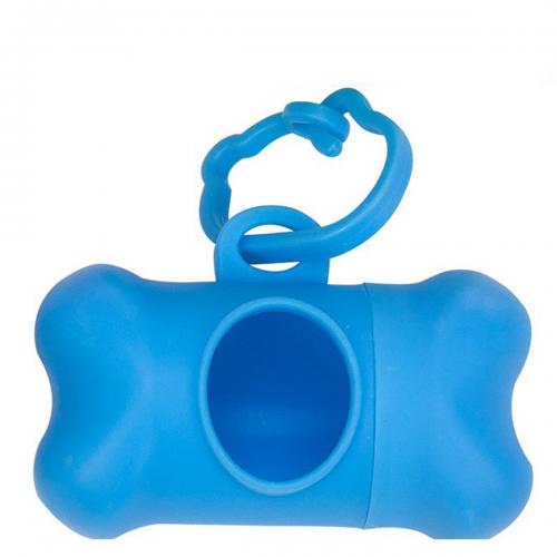 Bone Shaped Pet Waste Bag Dispenser with Clip