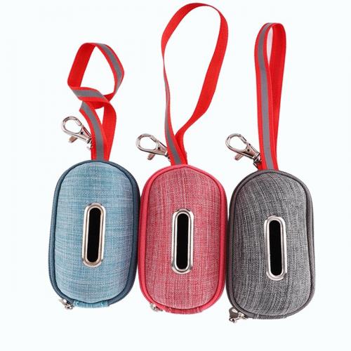 Stylish Pet Waste Bag Dispenser Pouch with Leash Attachment