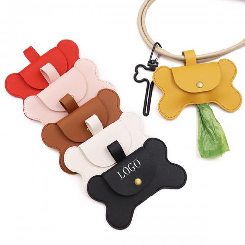 Pu Leather Pet Garbage Bag Dispenser