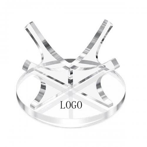 Acrylic Baseball Display Stand With Non-Slip Pads