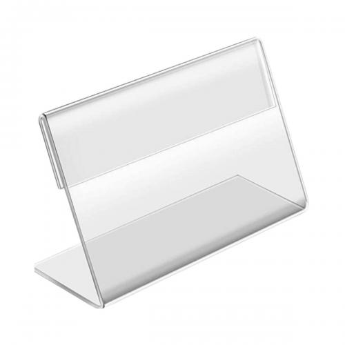 L-Shape Acrylic Sign Holder