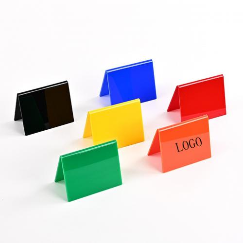 Acrylic Reversible Table Number Display