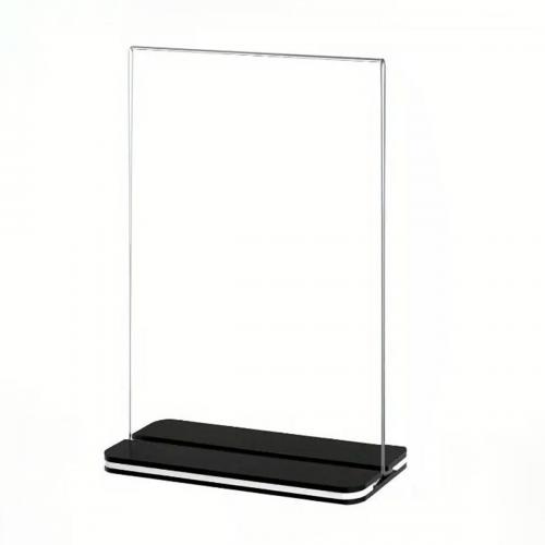 Clear Double-sided Acrylic Magazine Stand