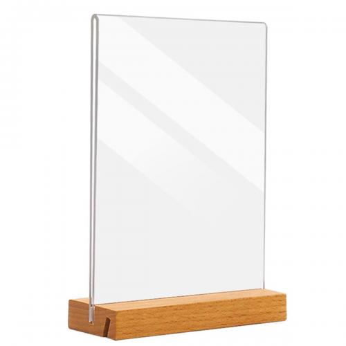Acrylic Office Postcard Photo Stand Menu Holder