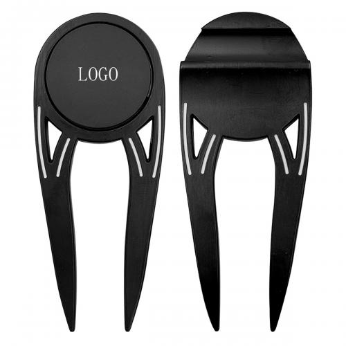 Dual-Purpose Golf Divot Tool with Bottle Opener