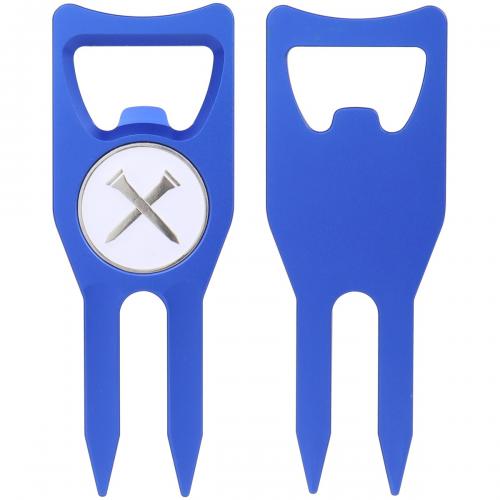 Aluminum Alloy Golf Divot Tool with Iron Label