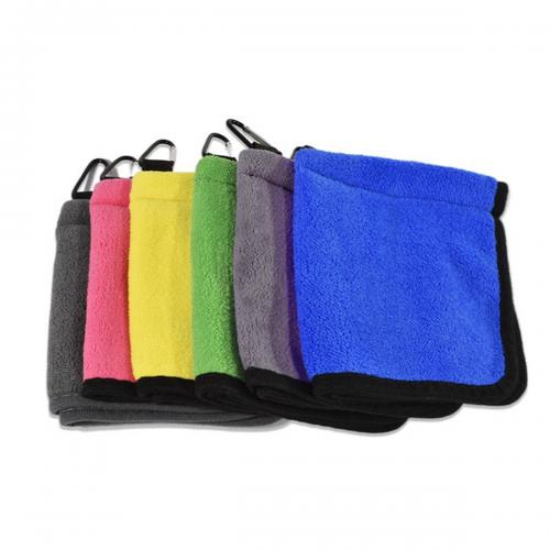 Microfiber Golf Ball Towel with Carabiner Clip
