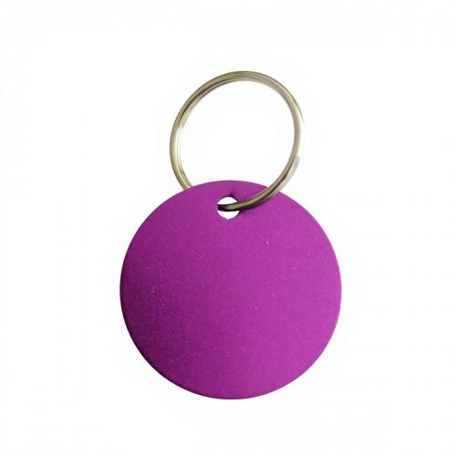 Round Aluminum Key Holder & Dog Tag