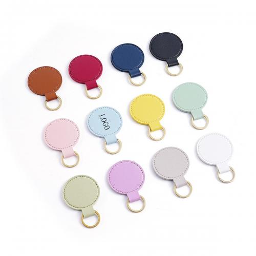 PU Leather Metal Keychain